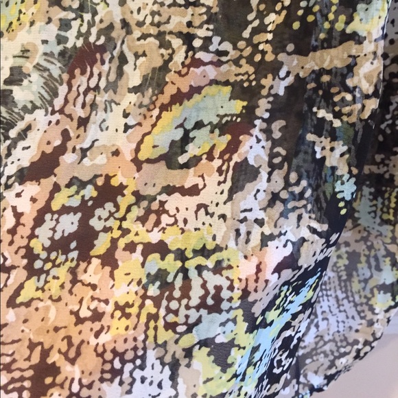 Anthropologie Black white maxi dress - Picture 6 of 7